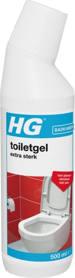 HG Toiletgel Extra Sterk - 500ml - Verwijdert De Hardnekkigste Aanslag - Tast Niet Glazuur, Roestvrijstaal En Chroom Niet Aan - Biologisch Afbreekbaar -Thuis Winkel 326x1200 2