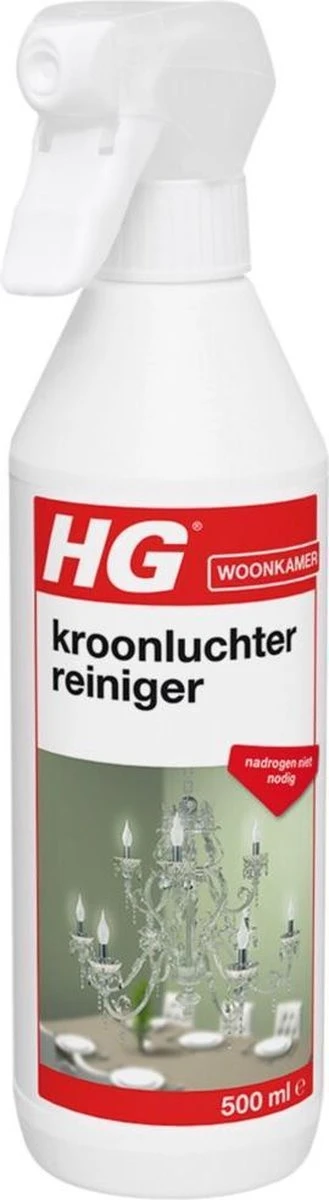 HG Kroonluchter Reiniger - 500ml - Snel Een Vlekkeloos Resultaat 4 HG Kroonluchter Reiniger - 500ml - Snel Een Vlekkeloos Resultaat - Afbeelding 2