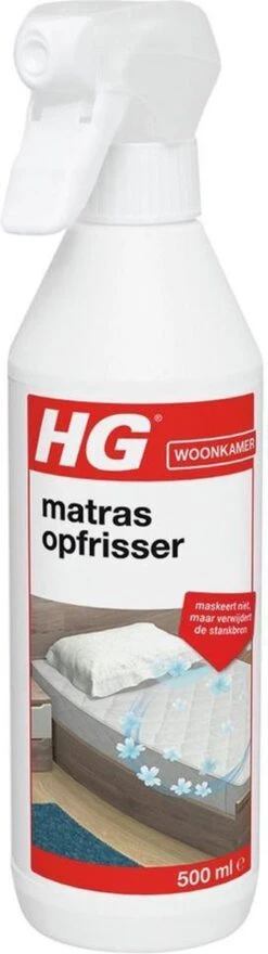 HG Matrasopfrisser - 500ml - Maskeert Niet, Maar Neemt De Bron Weg - Geeft Snel Een Fris Matras -Thuis Winkel 337x1200