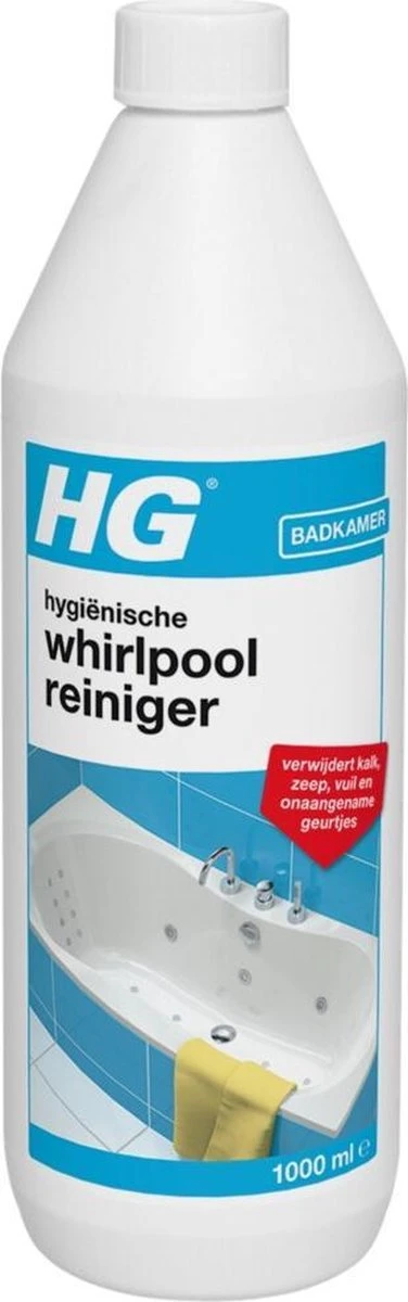 HG Hygiënische Whirlpool Reiniger - 1L - Verwijdert Kalk, Vet, Zeep En Olie - Veilig In Gebruik Voor Whirlpool En Jacuzzi's 3 HG Hygiënische Whirlpool Reiniger - 1L - Verwijdert Kalk, Vet, Zeep En Olie - Veilig In Gebruik Voor Whirlpool En Jacuzzi's