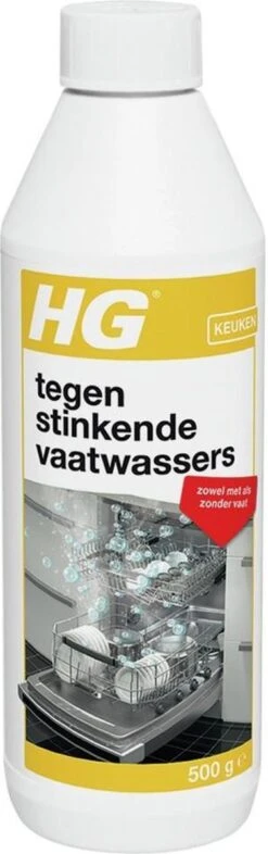 HG Tegen Stinkende Vaatwassers - 500gr - Voor Een Schone En Fris Ruikende Vaatwasser - Voor 12 Behandelingen -Thuis Winkel 377x1200