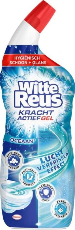 Witte Reus Toiletreiniger - Kracht Actief Gel Oceaan - Voordeelverpakking 10 X 700ml -Thuis Winkel 393x1200 2