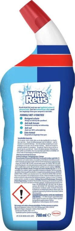 Witte Reus Toiletreiniger - Kracht Actief Gel Oceaan - Voordeelverpakking 10 X 700ml -Thuis Winkel 393x1200 3