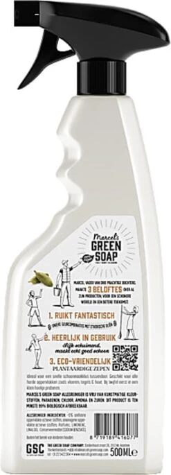 Marcel's Green Soap Allesreiniger Spray - Sandelhout & Kardemom - 500ML 12 Marcel's Green Soap Allesreiniger Spray - Sandelhout & Kardemom - 500ML -Thuis Winkel 433x1200