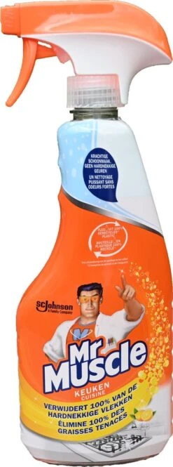 3 X Mr Muscle Keuken Reiniger Spray - Keukenreiniger - 3 X 500ml -Thuis Winkel 446x1200