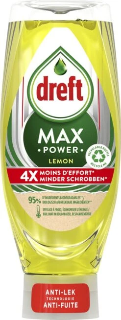 Dreft MaxPower - Lemon - Vloeibaar Afwasmiddel - Voordeelverpakking 8 X 640 Ml 16 Dreft MaxPower - Lemon - Vloeibaar Afwasmiddel - Voordeelverpakking 8 X 640 Ml -Thuis Winkel 453x1200 1