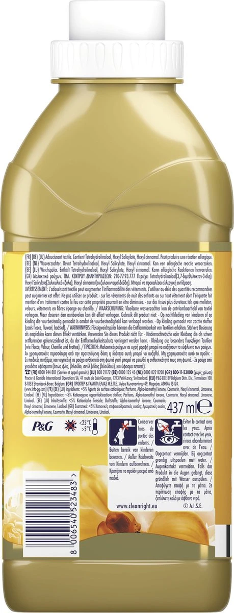 Lenor Gouden Orchidee - Wasverzachter - Voordeelverpakking 8 X 19 Wasbeurten 4 Lenor Gouden Orchidee - Wasverzachter - Voordeelverpakking 8 X 19 Wasbeurten - Afbeelding 2