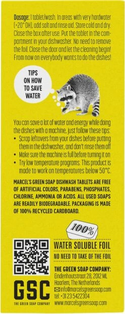 Marcel's Green Soap Vaatwastabletten Grapefruit & Limoen - 25 Stuks -Thuis Winkel 478x1200 7