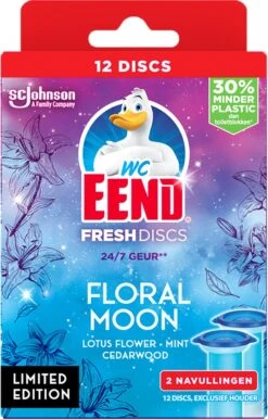 WC-Eend Fresh Discs Floral Moon + Navulling 12 Discs -Thuis Winkel 767x1200