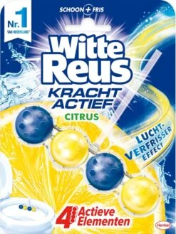Witte Reus Kracht Actief Toiletblok - Citrus - WC Blokjes Voordeelverpakking - 10 Stuks -Thuis Winkel 900x1200 10