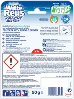 Witte Reus Kracht Actief Toiletblok - Oceaan - WC Blokjes Voordeelverpakking - 10 Stuks -Thuis Winkel 901x1200