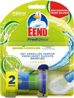 WC Eend Houder Fresh Discs Lime Zest + 3 X 6 Discs Navulling -Thuis Winkel 913x1200 2