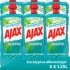 Ajax® Ajax Allesreiniger Eucalyptus 6 X 1.25L - Voordeelverpakking 2 Ajax® Ajax Allesreiniger Eucalyptus 6 X 1.25L - Voordeelverpakking -Thuis Winkel 952x1200 1